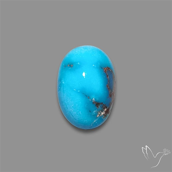 Rare Egyptian Turquoise Cabochon from Sinai Peninsula