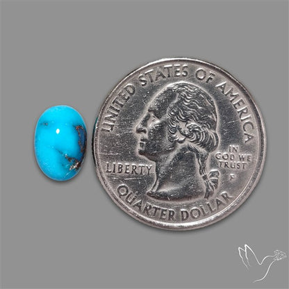 Rare Egyptian Turquoise Cabochon from Sinai Peninsula