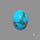 Rare Egyptian Turquoise Cabochon from Sinai Peninsula