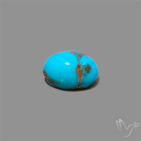 Rare Egyptian Turquoise Cabochon from Sinai Peninsula