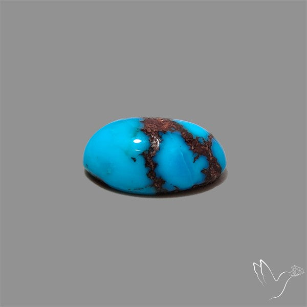 Rare Egyptian Turquoise Cabochon from Sinai Peninsula