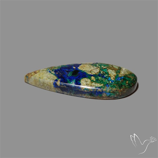 Azurite in Matrix Cabochon