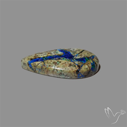 Azurite in Matrix Cabochon