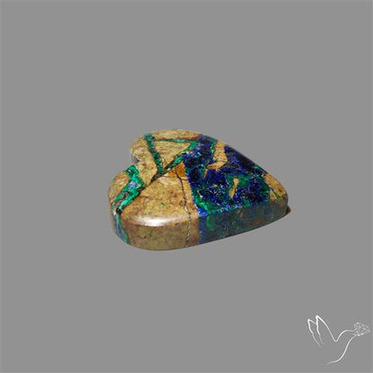Azurite in Matrix Cabochon
