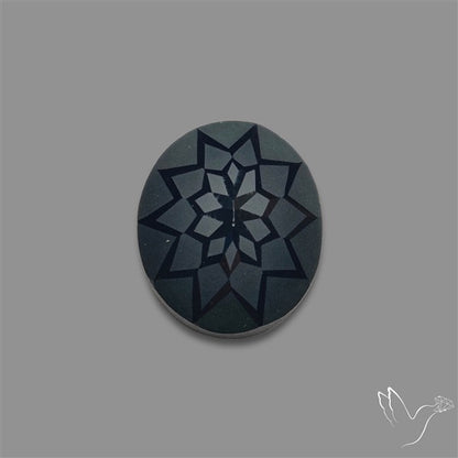 Black Spinel Precision Cut Handcarved