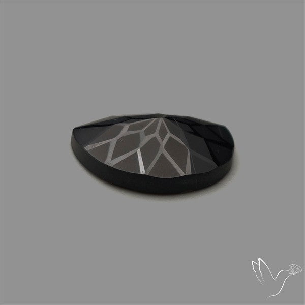 Black Spinel Precision Cut Handcarved