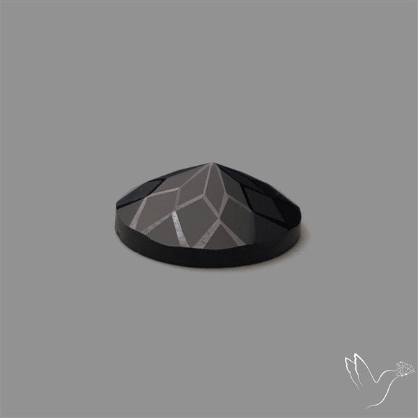 Black Spinel Precision Cut Handcarved