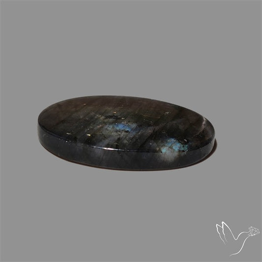 Bi-color Finland Spectrolite Cabochon