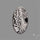Stingray Black Fossil Coral Cabochon