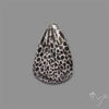 Stingray Black Fossil Coral Cabochon