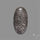 Stingray Black Fossil Coral Cabochon