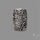 Stingray Black Fossil Coral Cabochon