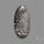 Stingray Black Fossil Coral Cabochon