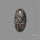 Stingray Black Fossil Coral Cabochon