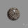 Stingray Black Fossil Coral Cabochon