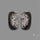 Black Fossil Coral Pair