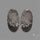 Black Fossil Coral Pair