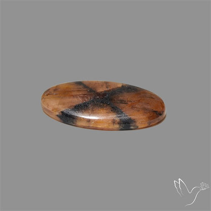 Chiastolite Cross Stone Cabochon