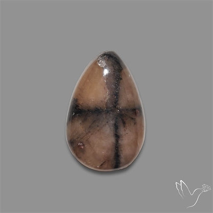 Chiastolite Cross Stone Cabochon