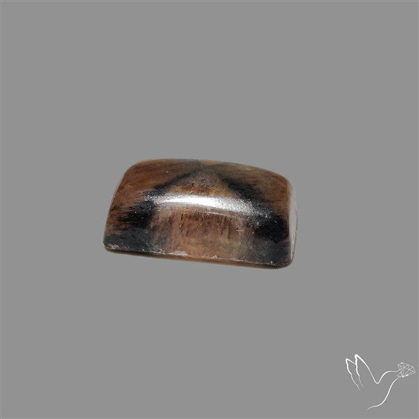 Chiastolite Cross Stone Cabochon