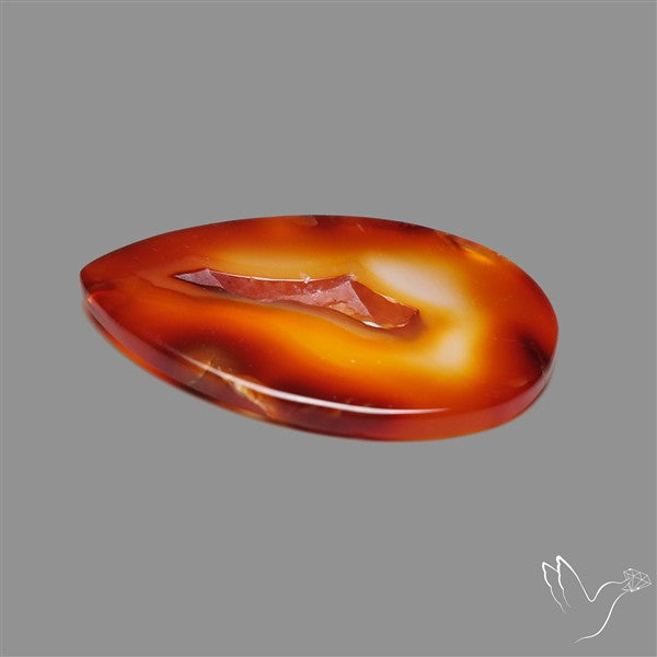 Gemmy Montana Agate Flat Slice Cabochon