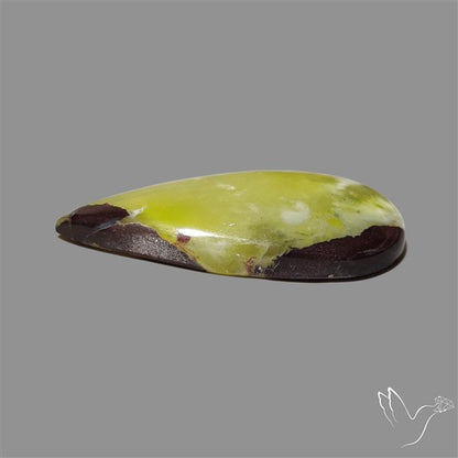 Bi-Colour Australian Prehnite Cabochon