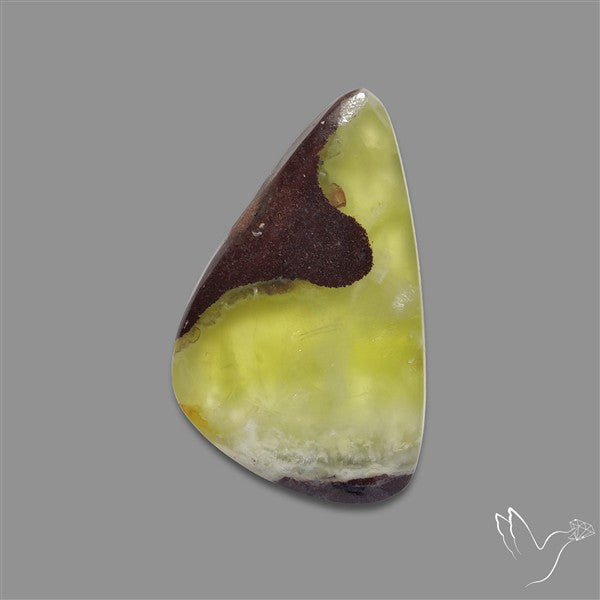 Bi-Colour Australian Prehnite Cabochon