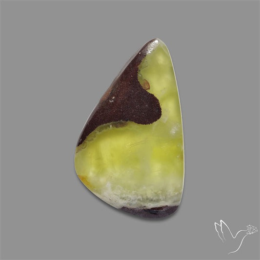 Bi-Colour Australian Prehnite Cabochon