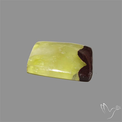 Bi-Colour Australian Prehnite Cabochon