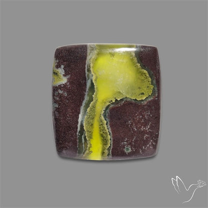 Bi-Colour Australian Prehnite Cabochon