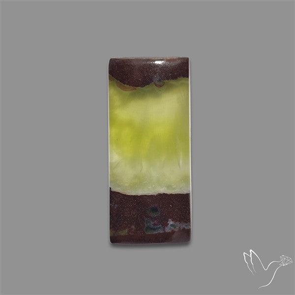 Bi-Colour Australian Prehnite Cabochon