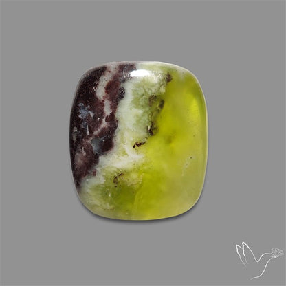 Bi-Colour Australian Prehnite Cabochon