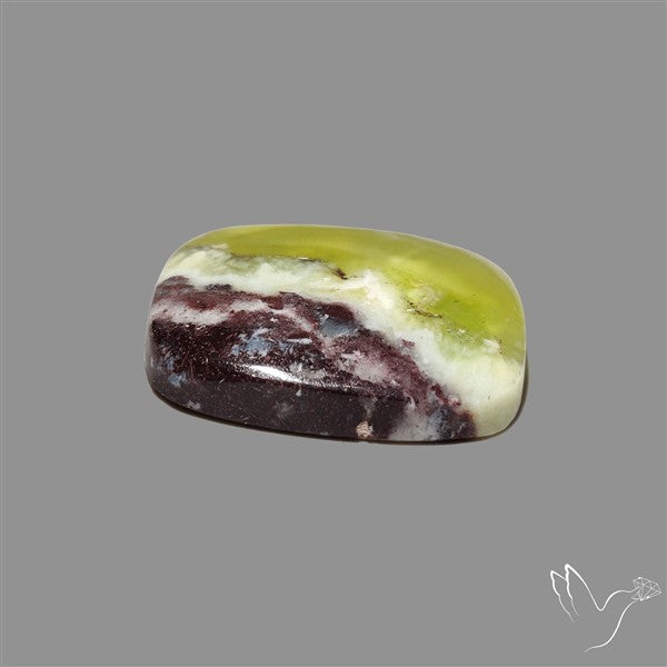 Bi-Colour Australian Prehnite Cabochon