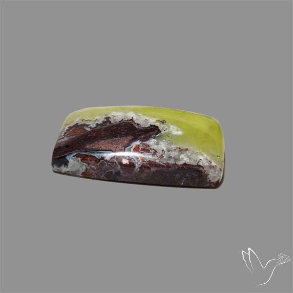 Bi-Colour Australian Prehnite Cabochon