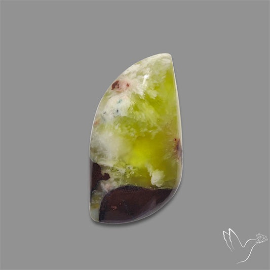 Bi-Colour Australian Prehnite Cabochon