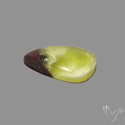 Bi-Colour Australian Prehnite Cabochon