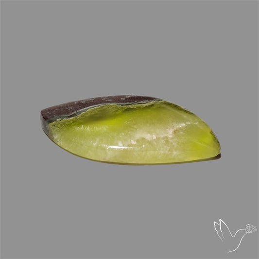 Bi-Colour Australian Prehnite Cabochon