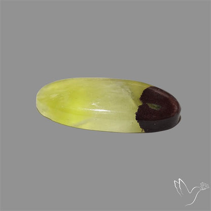 Bi-Colour Australian Prehnite Cabochon