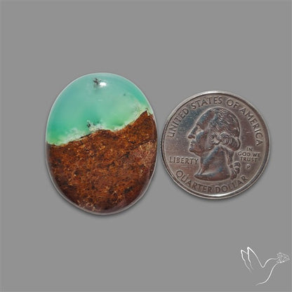 Australian Boulder Chrysoprase Cabochon