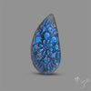 Handcarved Labradorite Deep Blues Mughal Carving