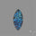 Handcarved Labradorite Deep Blues Mughal Carving