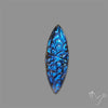 Handcarved Labradorite Deep Blues Mughal Carving
