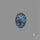 Handcarved Labradorite Deep Blues Mughal Carving