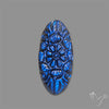 Handcarved Labradorite Deep Blues Mughal Carving