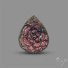 Purple Spectrolite Mughal Carving Handcarved