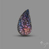 Purple Spectrolite Mughal Carving Handcarved