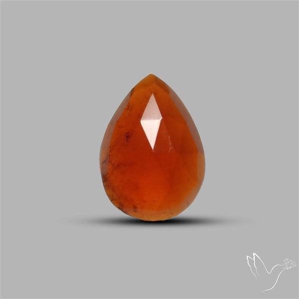 Rose Cut Gemmy Hessonite Garnet