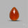 Rose Cut Gemmy Hessonite Garnet