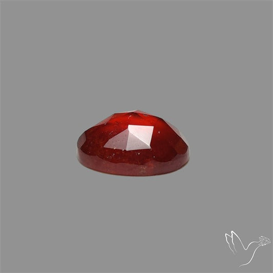 Rose Cut Gemmy Hessonite Garnet