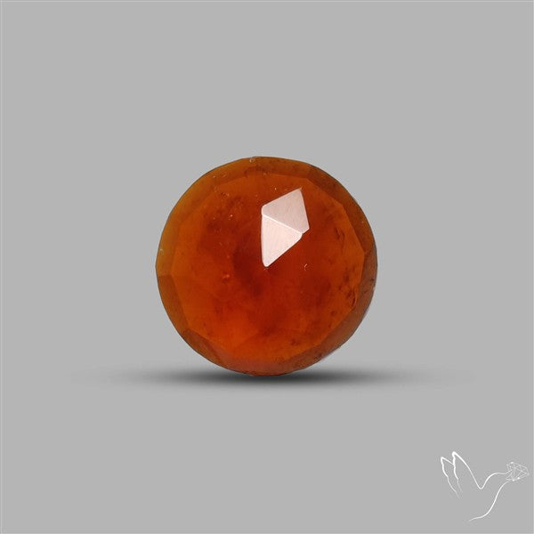 Rose Cut Gemmy Hessonite Garnet